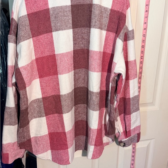 Plaid Button-Up Jacket - Picture 4 of 4